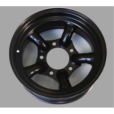 HD STEEL WHEEL 5 PIPES 7X16 OFFSET -25 BLACK