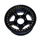 BEADLOCK WHEEL 5 PIPES 7X16 OFFSET -25 BLACK