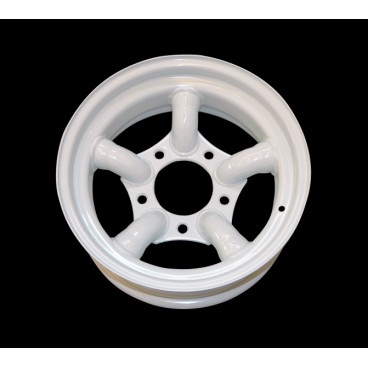 HD STEEL WHEEL 5 PIPES 7X16 OFFSET -25 WHITE