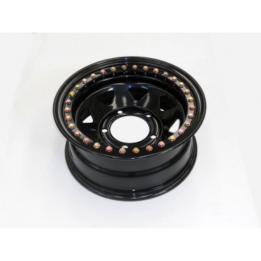 BEADLOCK WHEEL 7X16 OFFSET -20 BLACK