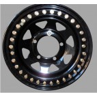 BEADLOCK WHEEL 7X16 OFFSET +8 BLACK