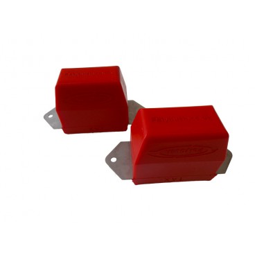 HD Genomslagsgummi bak, +4cm, par