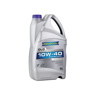 Ravenol DLO SAE 10W40, puolisynteettinen moottoriöljy dieselmoottoreille, 5L Ravenol DLO SAE 10W40, puolisynteettinen moottoriöljy dieselmoottoreille, 5L