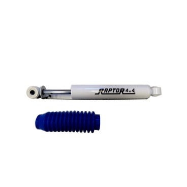 Bak HD GAS stötdämpare vit +10 CM with nedre EYE konvertering Kit