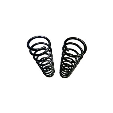 Coil Springs, +5/6 cm, Front, Black