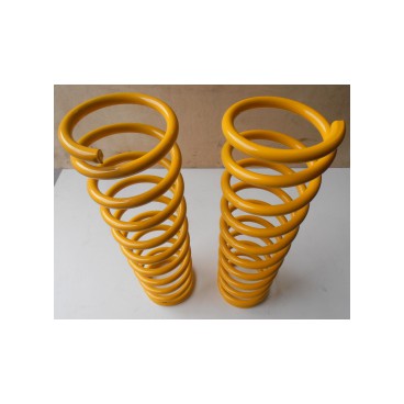 PAIR OF FRONT SPRINGS +5 CM YELLOW FOR TOYOTA LJ ROUND LAMP