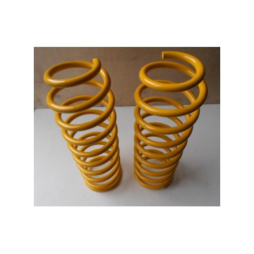 PAIR OF REAR SPRINGS +5 CM YELLOW FOR TOYOTA LJ ROUND LAMP