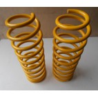PAIR OF REAR SPRINGS +5 CM YELLOW FOR TOYOTA LJ ROUND LAMP