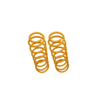 PAIR OF FRONT SPRINGS +5 CM YELLOW