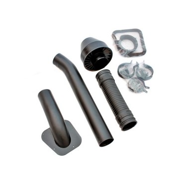 TUBULAR STEEL SNORKEL FOR DEFENDER UP TO 200TDI